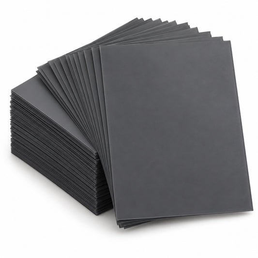 Matte Charcoal Card Sleeves 100 Pack