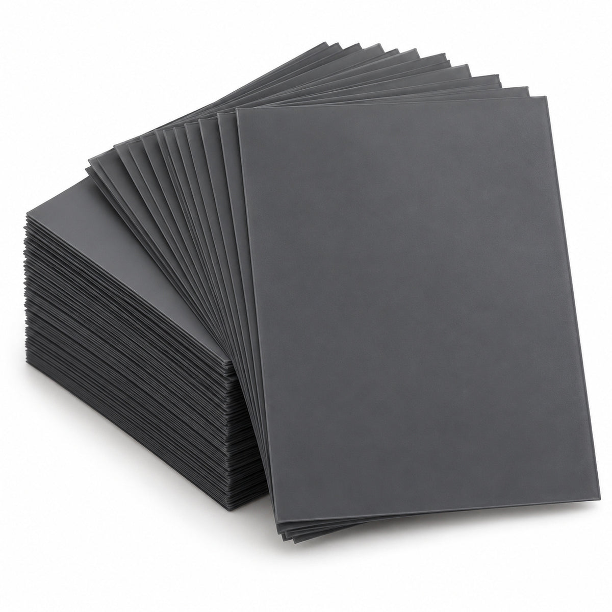 Matte Charcoal Card Sleeves 100 Pack